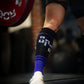 Slack Pull Deadlift Socks: Black/Purple